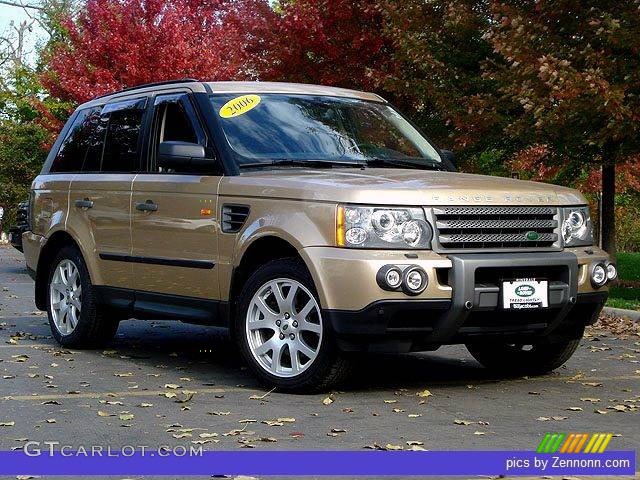 2006 Range Rover Sport HSE - Maya Gold Metallic / Ebony Black photo #1