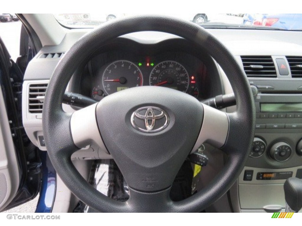 2011 Toyota Corolla LE Ash Steering Wheel Photo #77151443