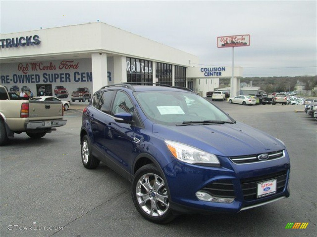 2013 Escape SEL 2.0L EcoBoost - Deep Impact Blue Metallic / Medium Light Stone photo #1