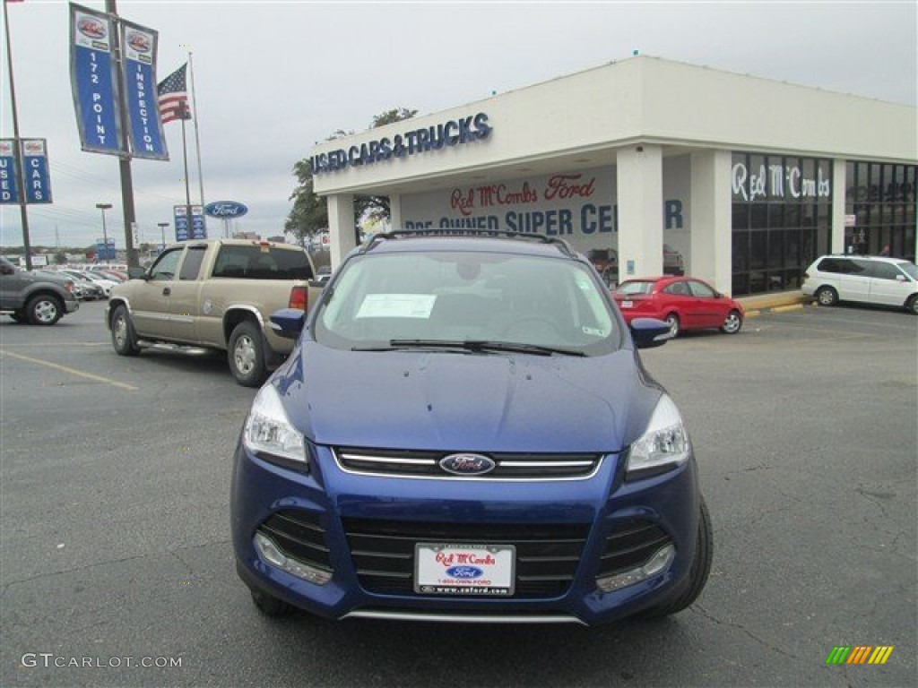 2013 Escape SEL 2.0L EcoBoost - Deep Impact Blue Metallic / Medium Light Stone photo #2