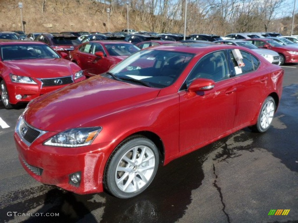 Matador Red Mica 2013 Lexus IS 250 AWD Exterior Photo #77151655