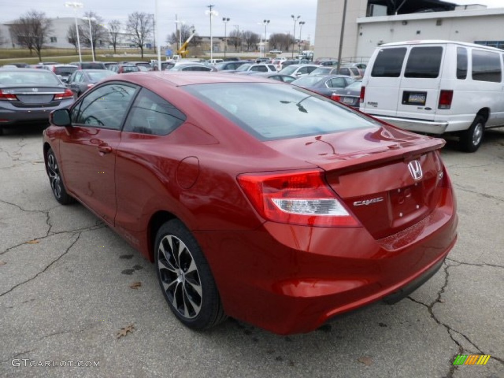 Sunburst Orange Pearl 2013 Honda Civic Si Coupe Exterior Photo #77152253