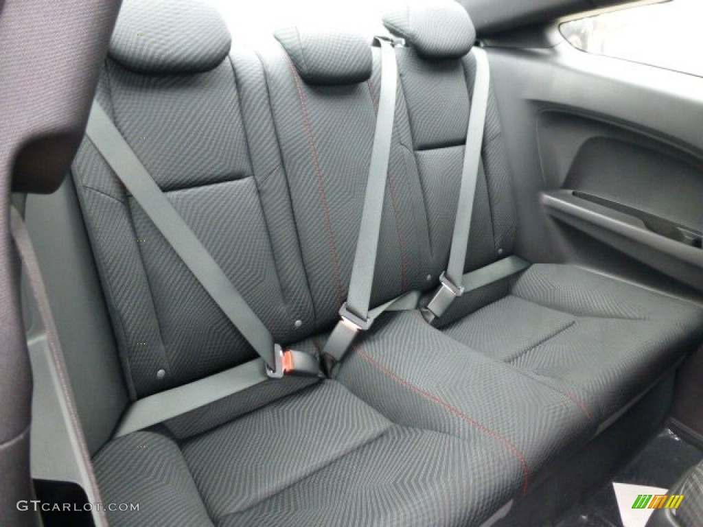 Black Interior 2013 Honda Civic Si Coupe Photo #77152454