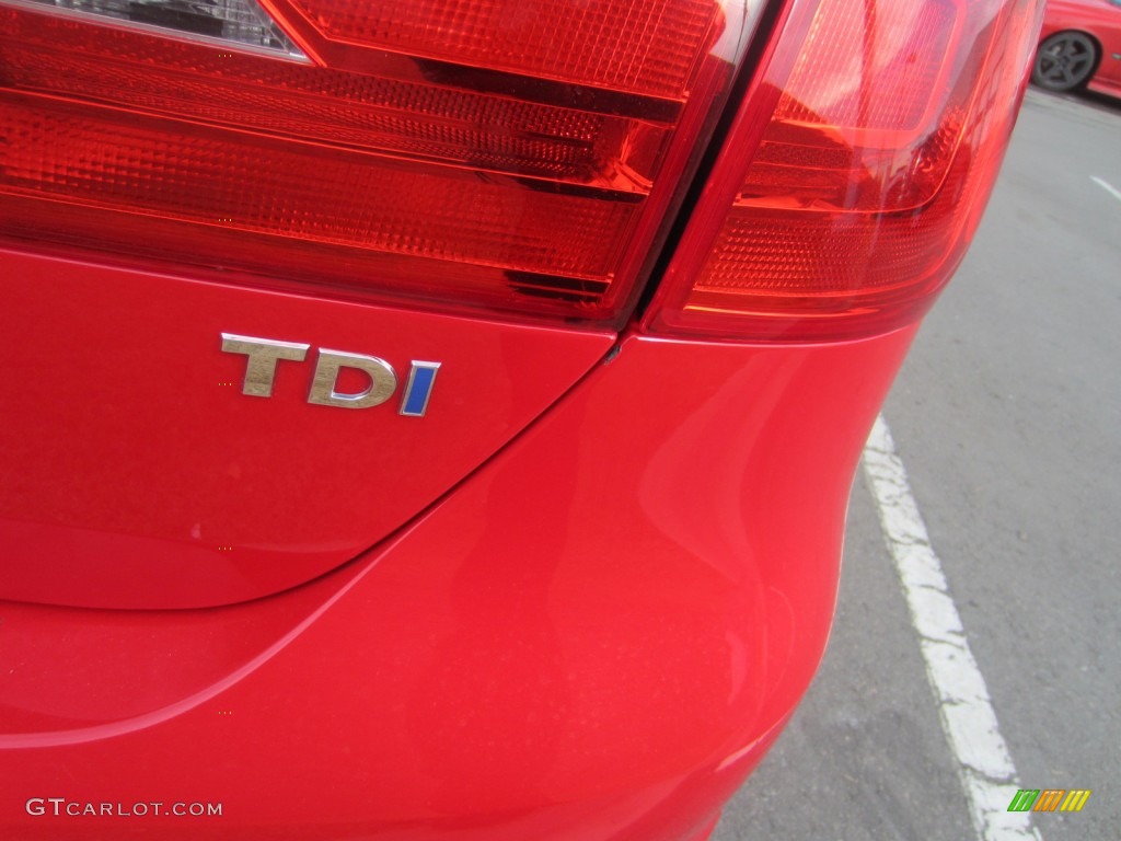 2011 Jetta TDI Sedan - Tornado Red / Cornsilk Beige photo #5