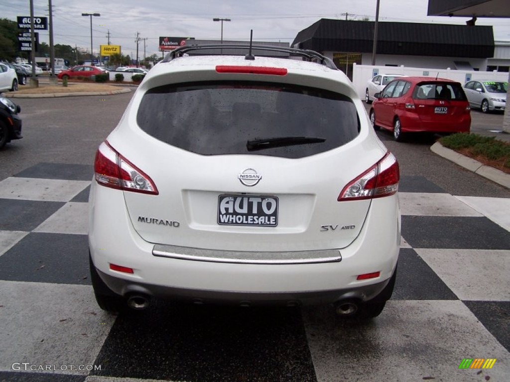 2011 Murano SV AWD - Glacier White Pearl / Beige photo #4