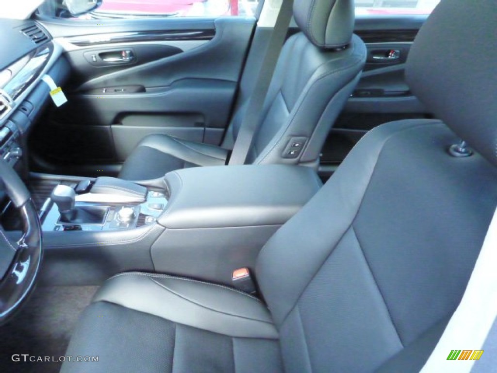 Black/Shimamoku Espresso Interior 2013 Lexus LS 460 L AWD Photo #77152973