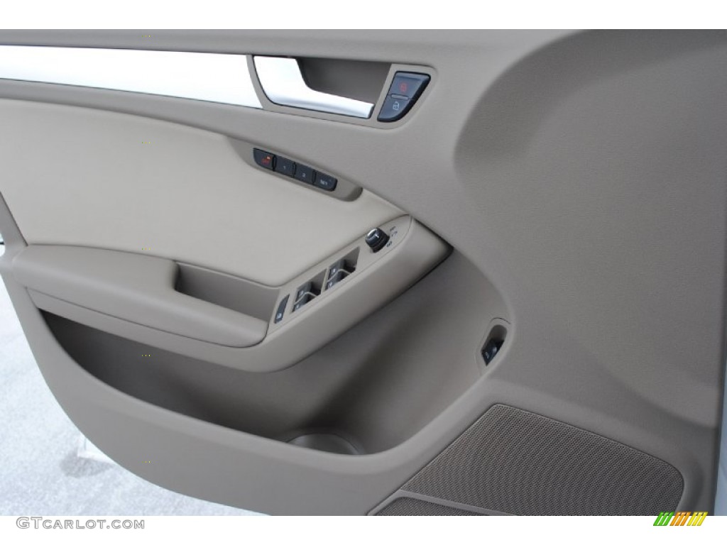 2009 Audi A4 3.2 quattro Sedan Cardamom Beige Door Panel Photo #77153549