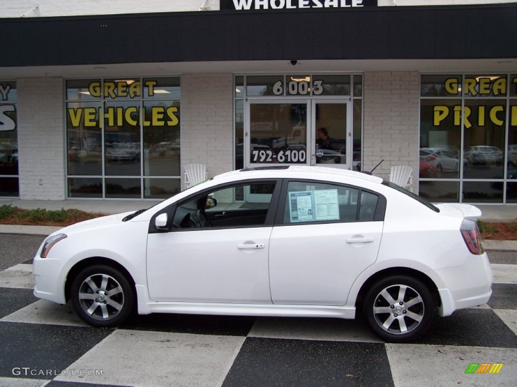 2012 Sentra 2.0 SR Special Edition - Aspen White / Charcoal photo #1