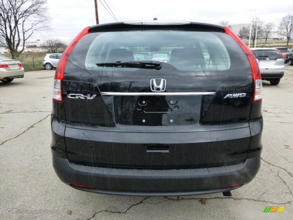 2013 CR-V LX AWD - Crystal Black Pearl / Black photo #3