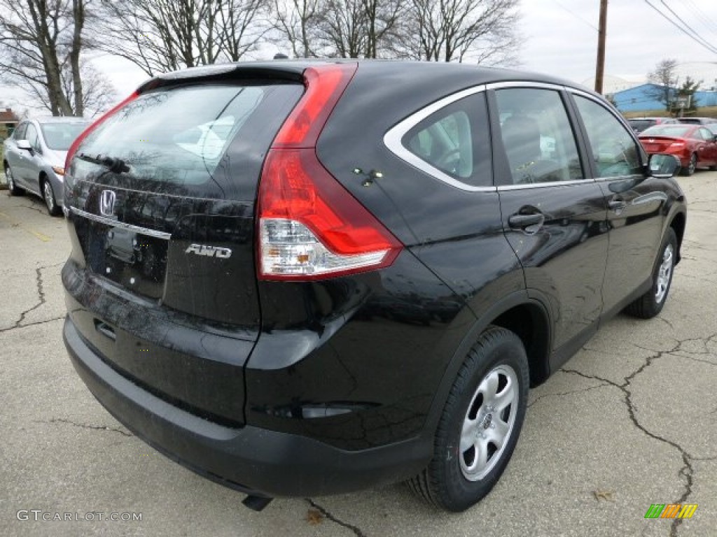 2013 CR-V LX AWD - Crystal Black Pearl / Black photo #4