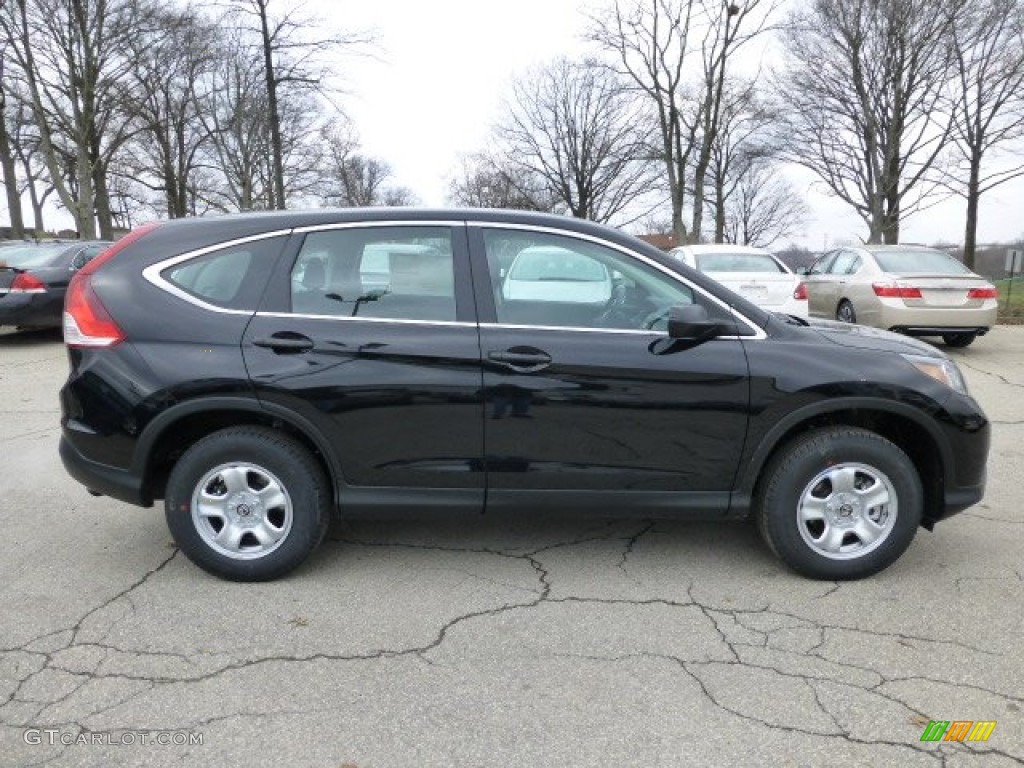 2013 CR-V LX AWD - Crystal Black Pearl / Black photo #5