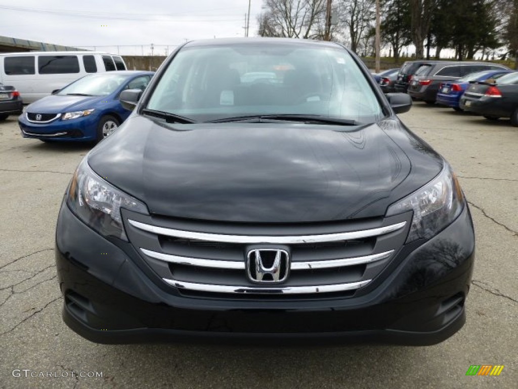 2013 CR-V LX AWD - Crystal Black Pearl / Black photo #7