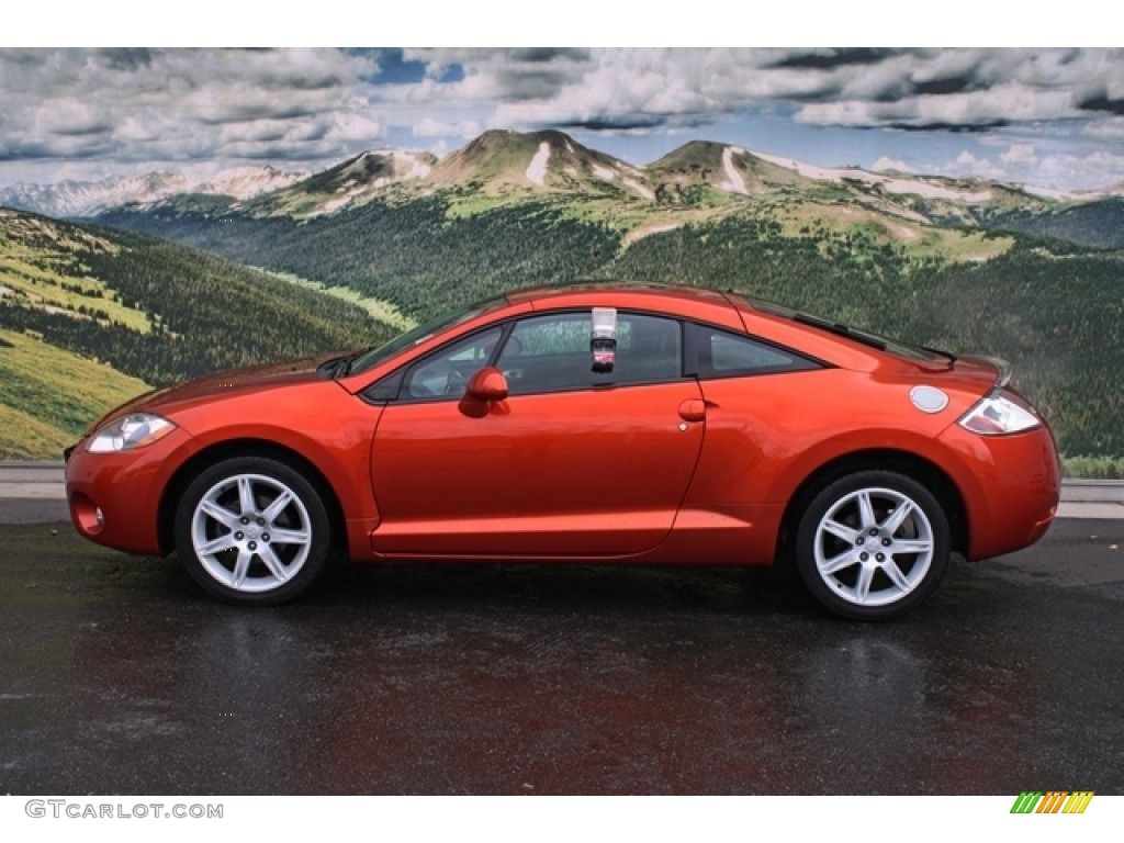 Sunset Orange Pearlescent 2006 Mitsubishi Eclipse GT Coupe Exterior Photo #77154191