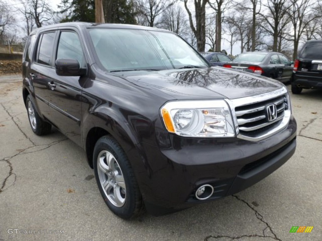 Dark Amber Metallic 2013 Honda Pilot EX-L 4WD Exterior Photo #77154309