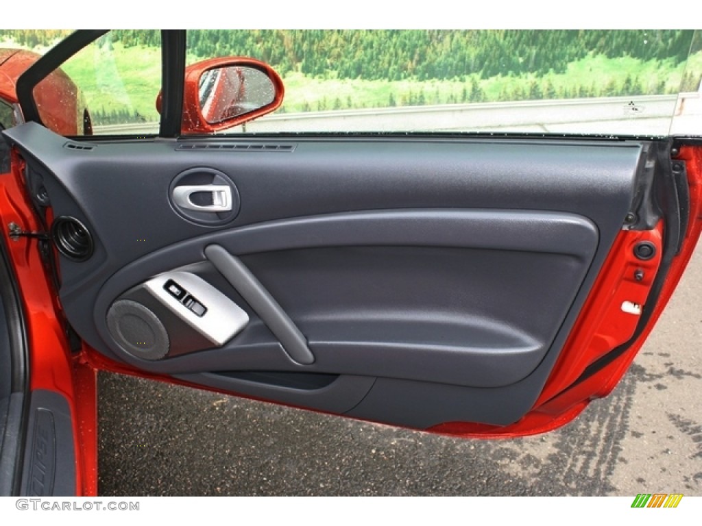 2006 Mitsubishi Eclipse GT Coupe Dark Charcoal Door Panel Photo #77154450