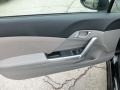 Gray 2013 Honda Civic EX-L Coupe Door Panel