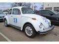 Pastel White 1973 Volkswagen Beetle Coupe