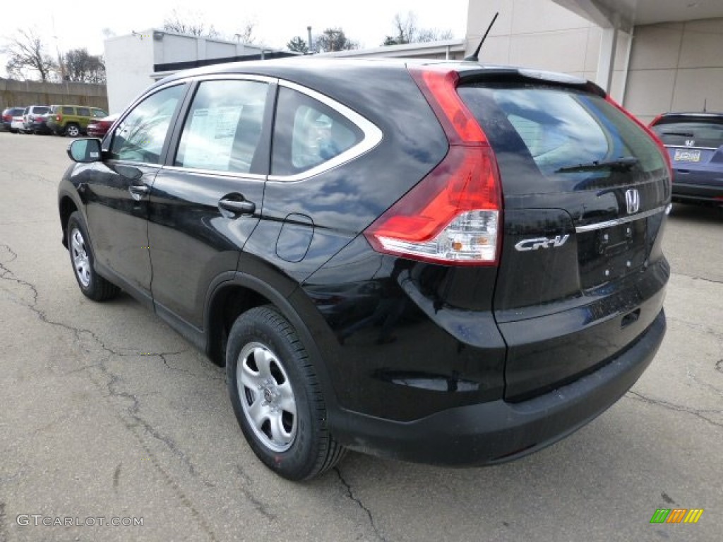 2013 CR-V LX AWD - Crystal Black Pearl / Black photo #2