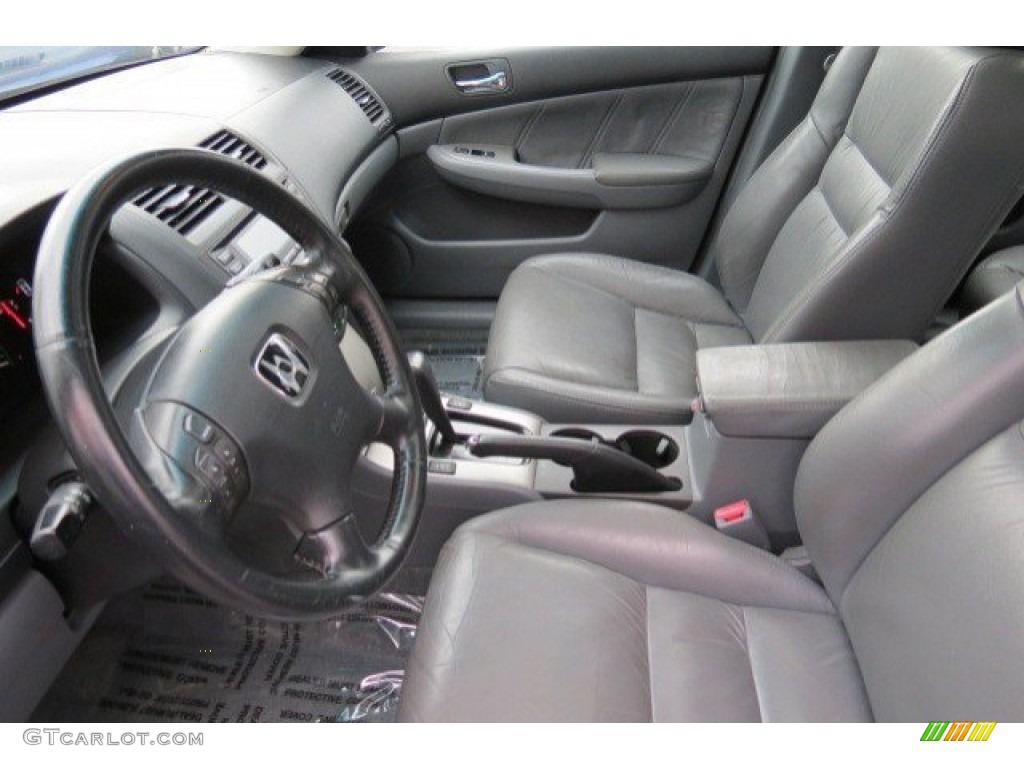 Gray Interior 2003 Honda Accord EX V6 Sedan Photo #77154836