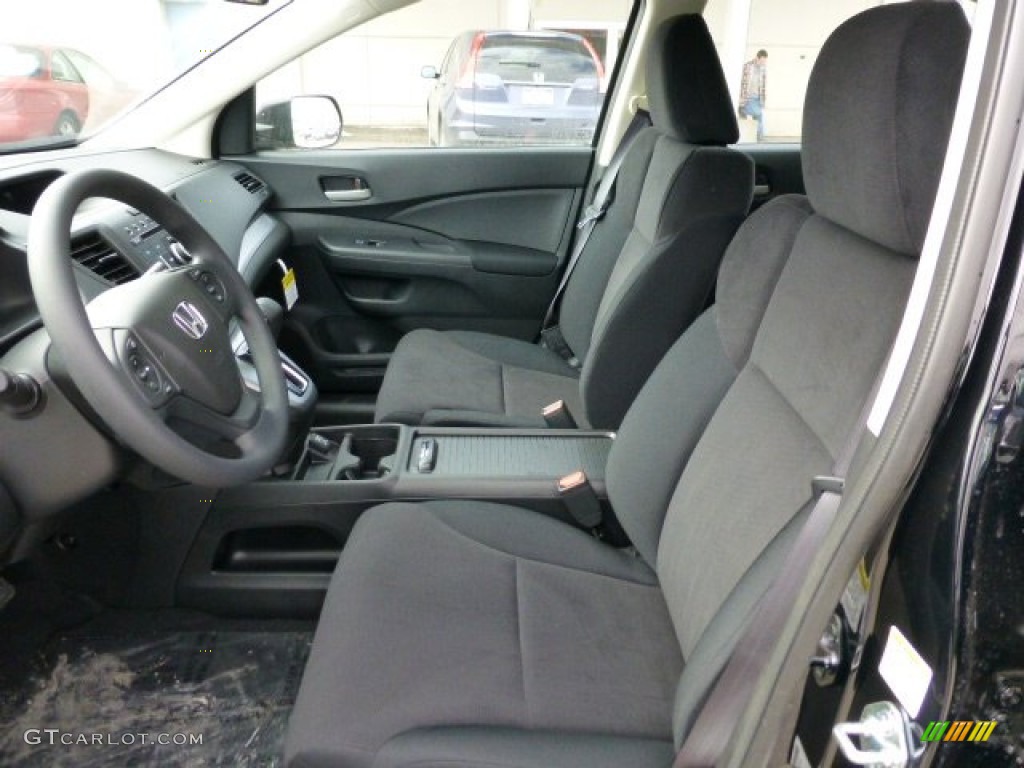 Black Interior 2013 Honda CR-V LX AWD Photo #77154921
