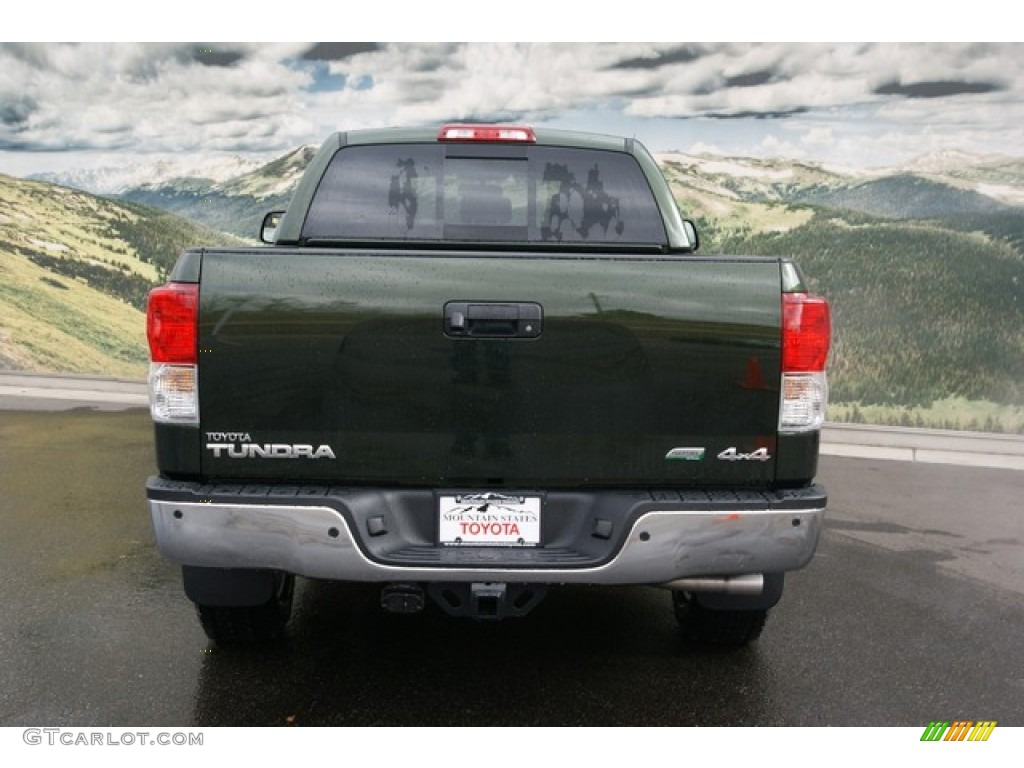 2013 Tundra Double Cab 4x4 - Spruce Green Mica / Black photo #4