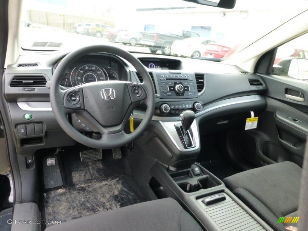 2013 CR-V LX AWD - Crystal Black Pearl / Black photo #12