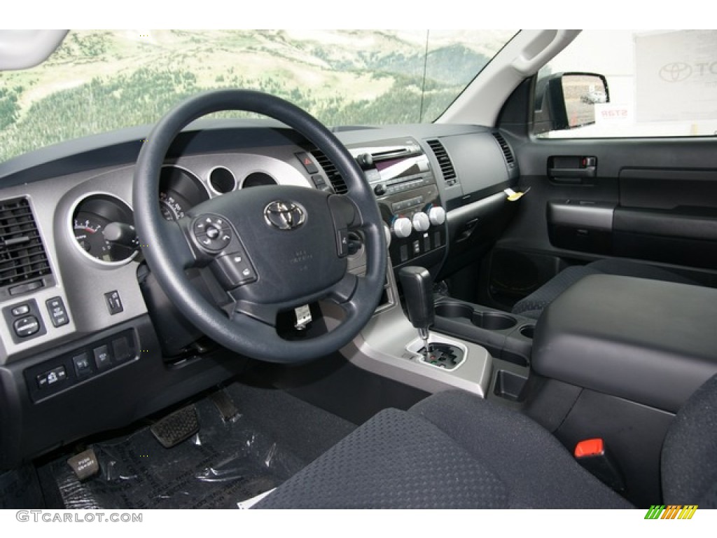 Black Interior 2013 Toyota Tundra Double Cab 4x4 Photo #77154963