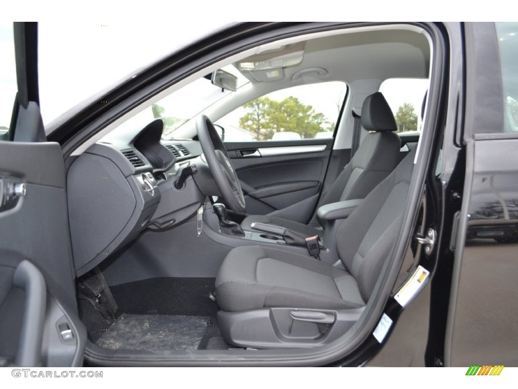Titan Black Interior 2013 Volkswagen Passat 2.5L S Photo #77155261