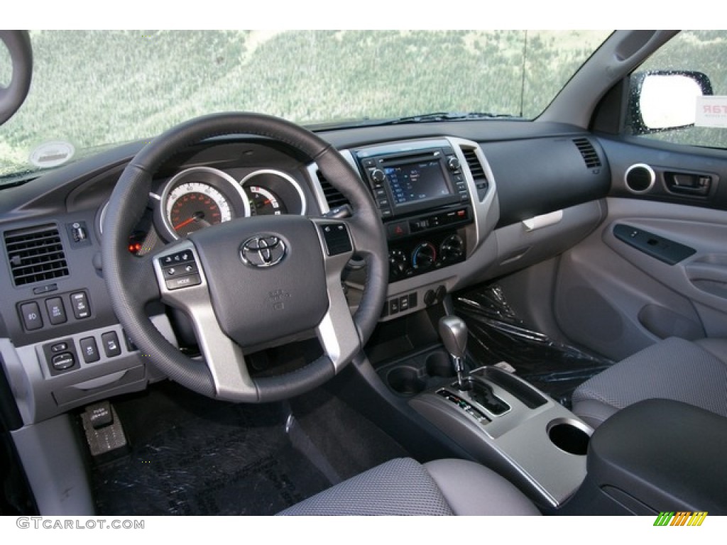 Graphite Interior 2013 Toyota Tacoma V6 TRD Access Cab 4x4 Photo #77155312