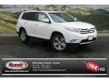 2013 Blizzard White Pearl Toyota Highlander Limited 4WD  photo #1