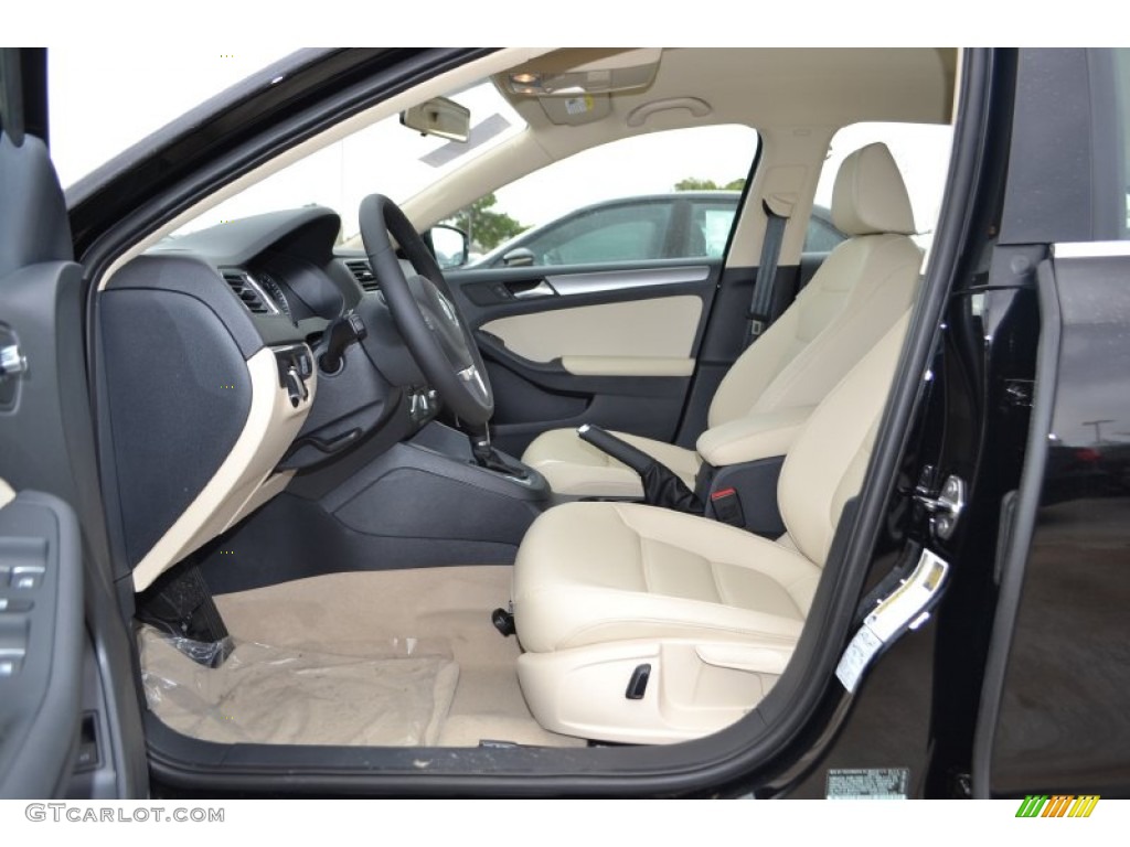 Cornsilk Beige Interior 2013 Volkswagen Jetta TDI Sedan Photo #77155646