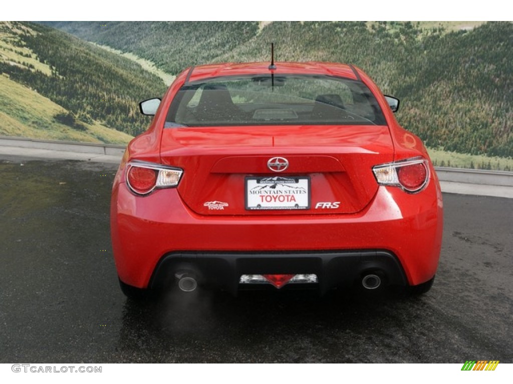 2013 FR-S Sport Coupe - Firestorm Red / Black/Red Accents photo #4