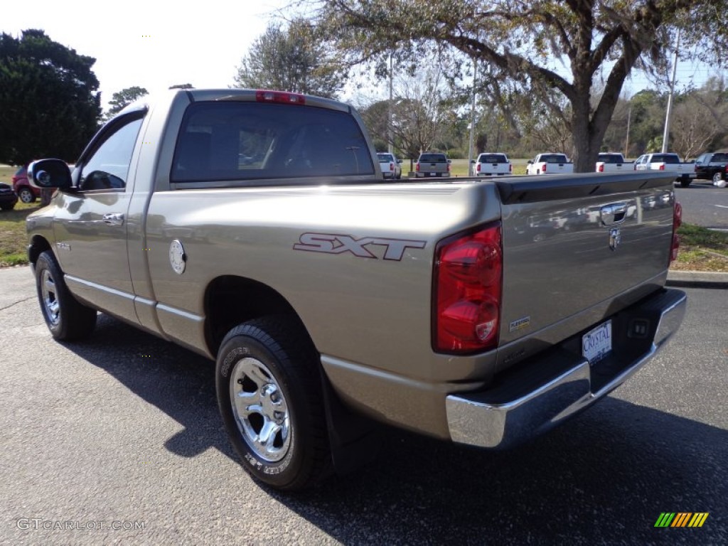 2008 Ram 1500 ST Regular Cab - Light Khaki Metallic / Khaki photo #3