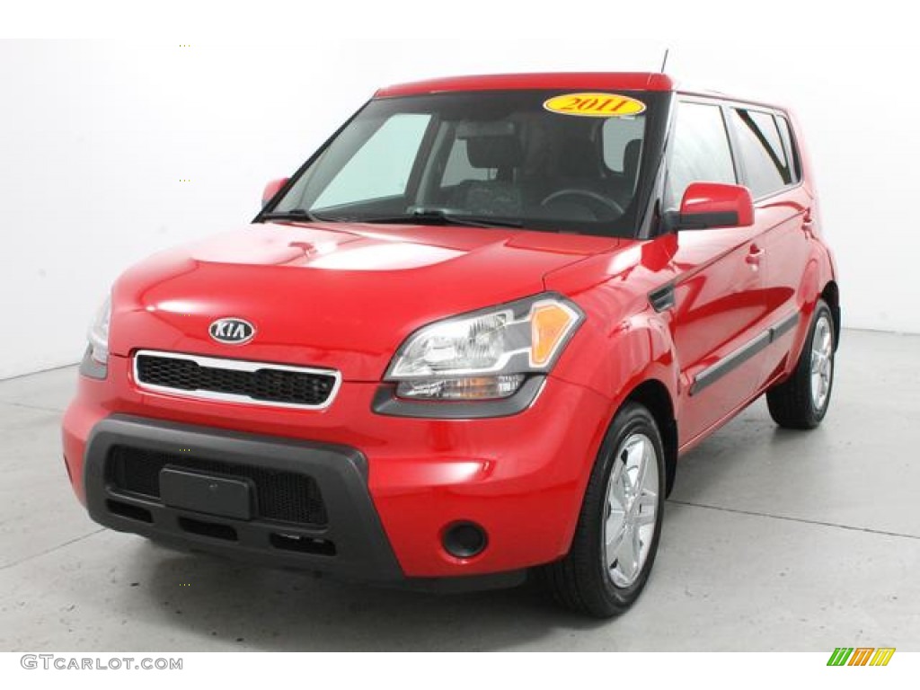 Molten Red 2011 Kia Soul + Exterior Photo #77156846