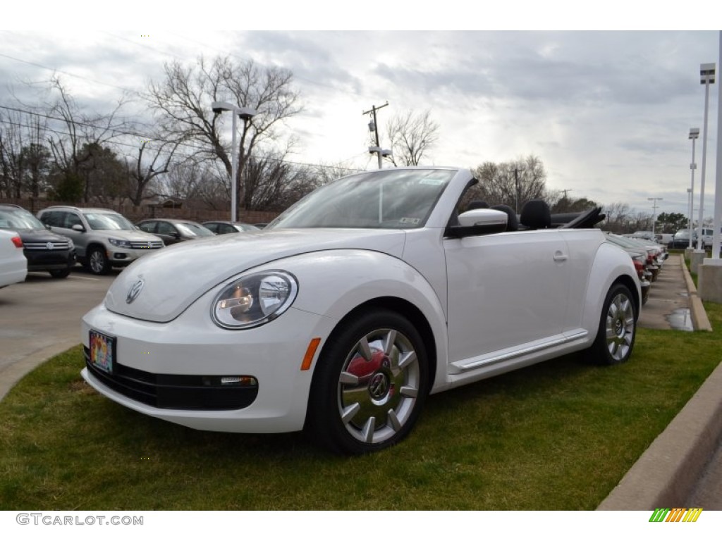 Candy White 2013 Volkswagen Beetle 2.5L Convertible Exterior Photo #77157008