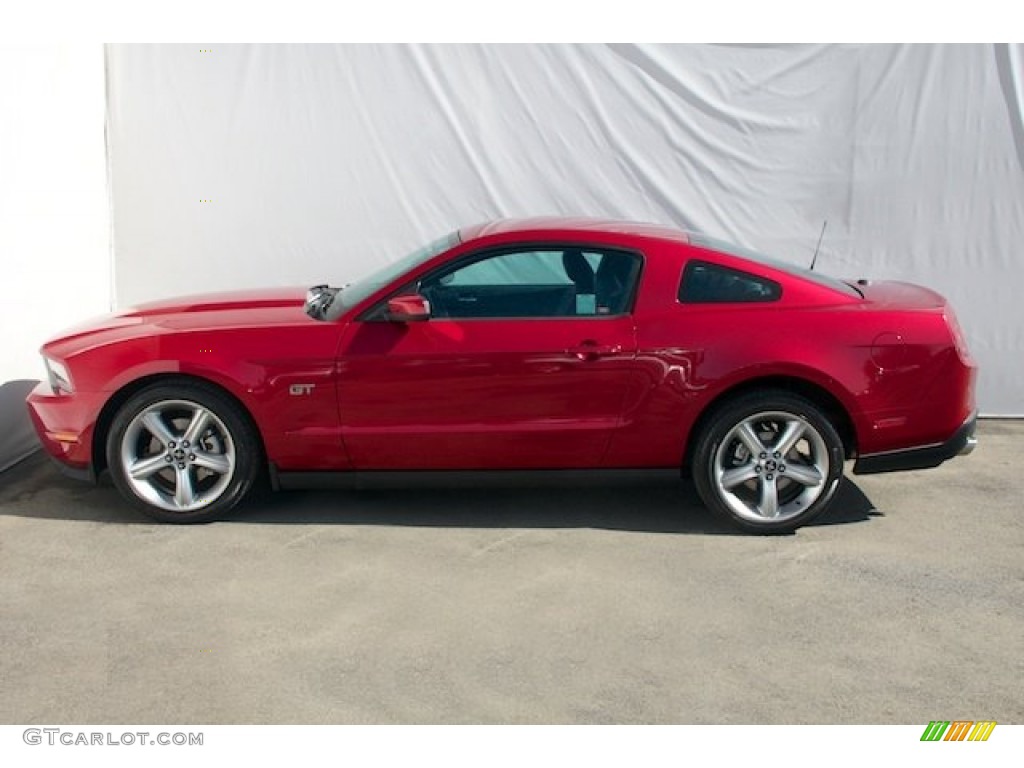 Red Candy Metallic 2010 Ford Mustang GT Premium Coupe Exterior Photo #77157173