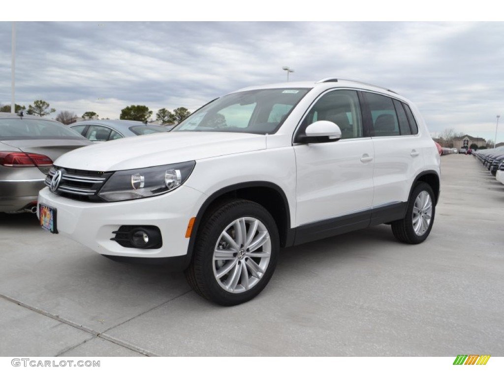 Candy White 2013 Volkswagen Tiguan SE 4Motion Exterior Photo #77157306