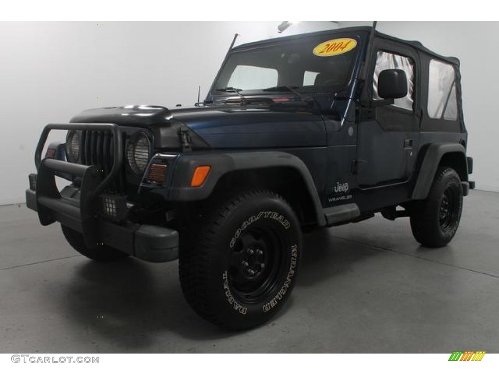 Patriot Blue Pearl Jeep Wrangler