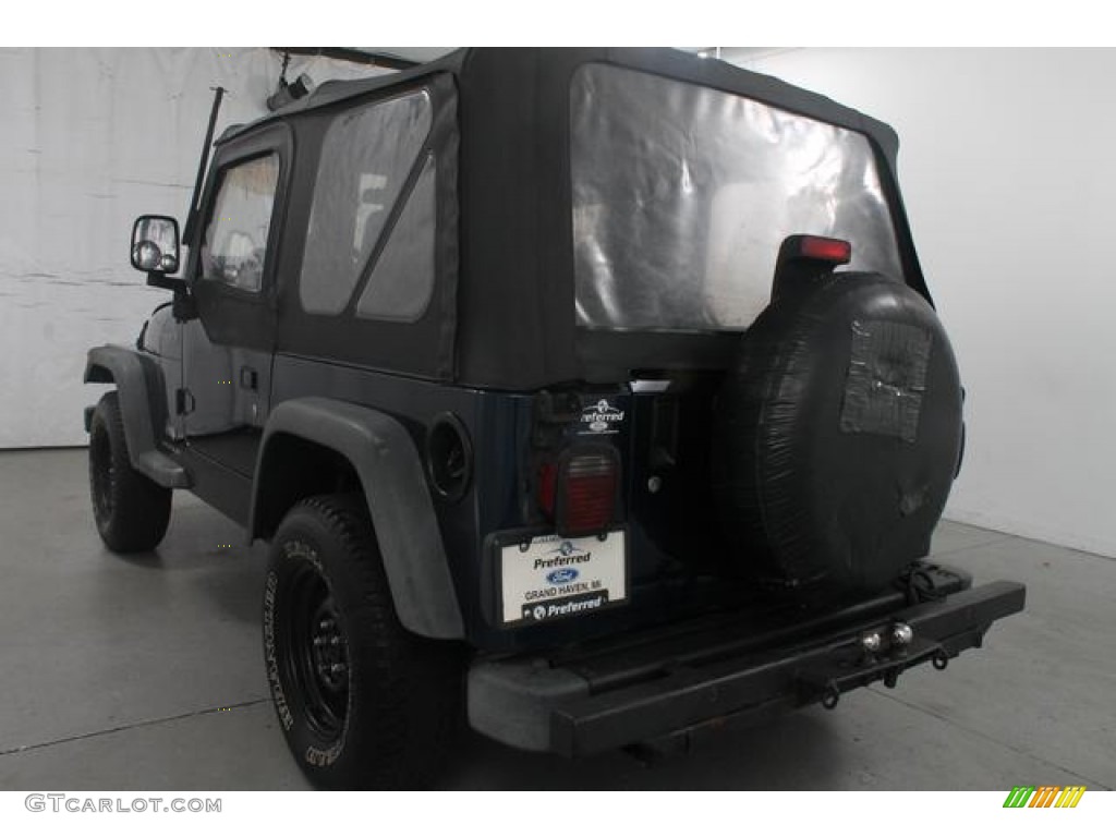2004 Wrangler SE 4x4 - Patriot Blue Pearl / Dark Slate Gray photo #9