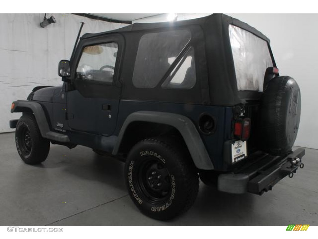 2004 Wrangler SE 4x4 - Patriot Blue Pearl / Dark Slate Gray photo #10