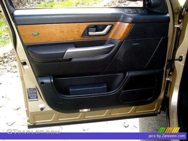 2006 Range Rover Sport HSE - Maya Gold Metallic / Ebony Black photo #14
