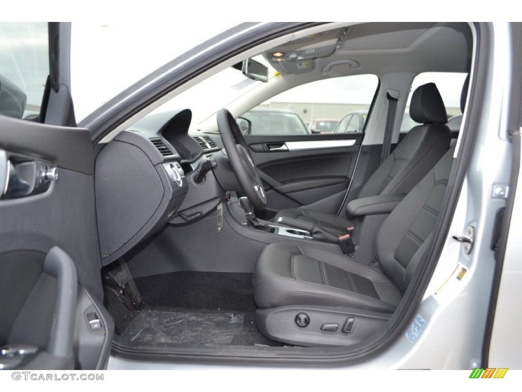 Titan Black Interior 2013 Volkswagen Passat TDI SE Photo #77157867