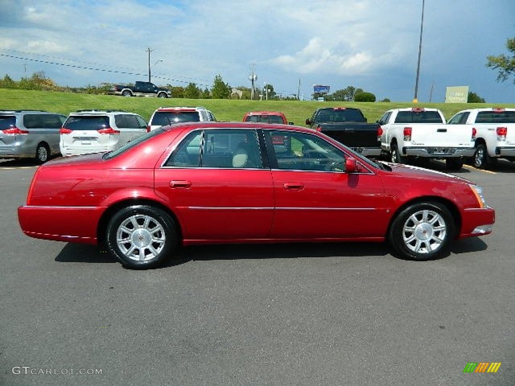Crystal Red 2008 Cadillac DTS Standard DTS Model Exterior Photo #77158835