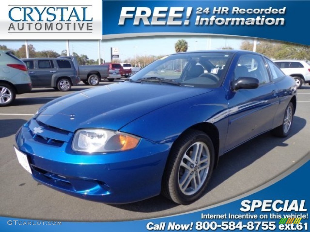 2004 Cavalier Coupe - Arrival Blue Metallic / Graphite photo #1