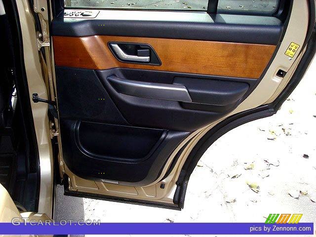 2006 Range Rover Sport HSE - Maya Gold Metallic / Ebony Black photo #18