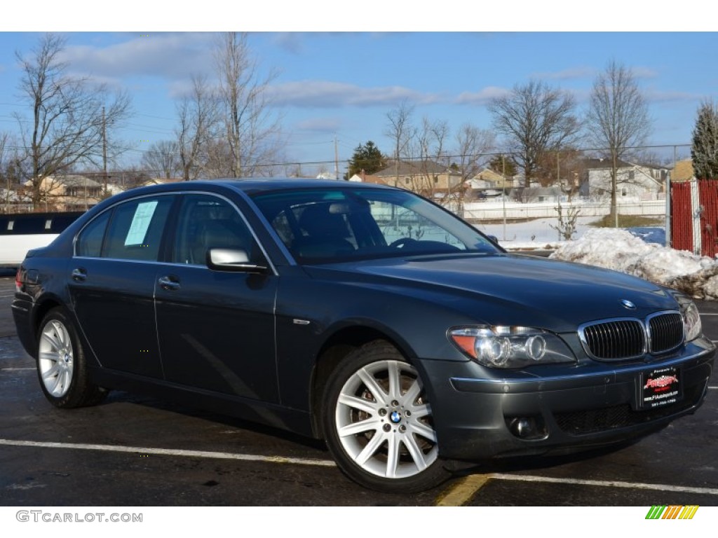 2007 7 Series 750Li Sedan - Titanium Grey Metallic / Black photo #1