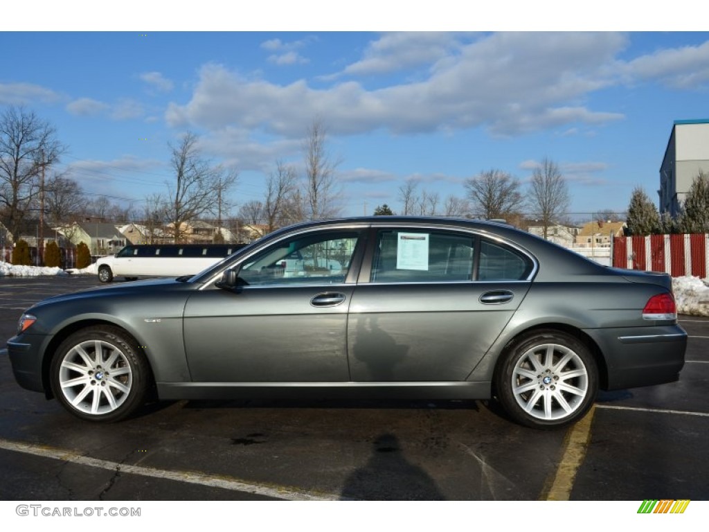 2007 7 Series 750Li Sedan - Titanium Grey Metallic / Black photo #4