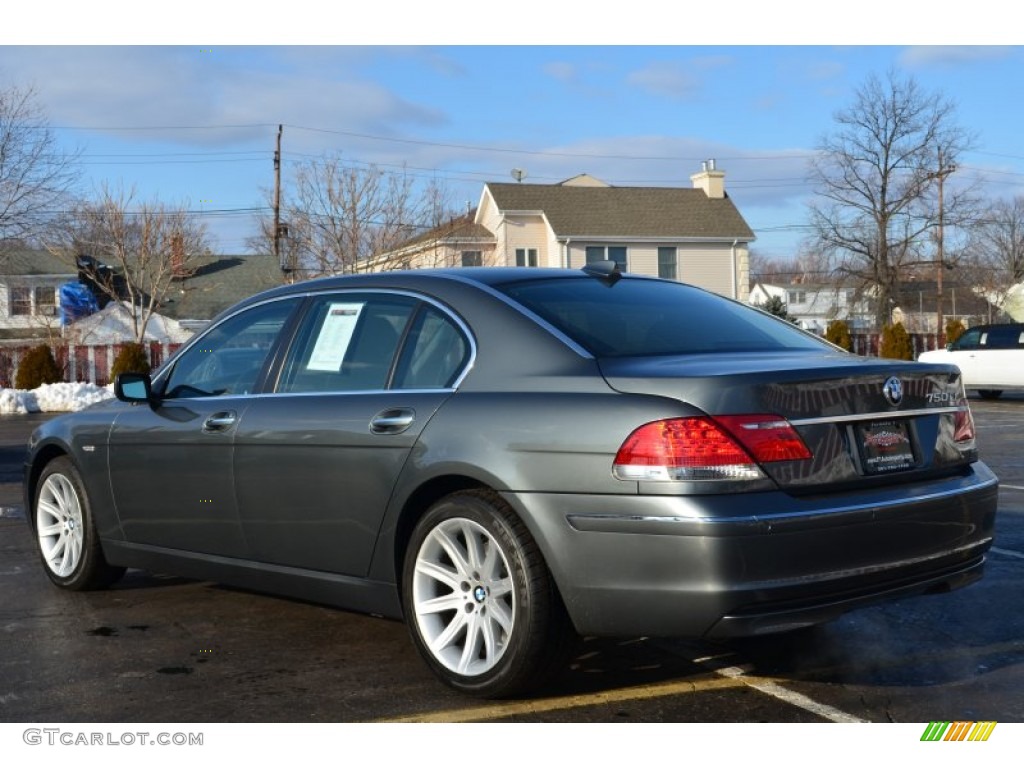 2007 7 Series 750Li Sedan - Titanium Grey Metallic / Black photo #5