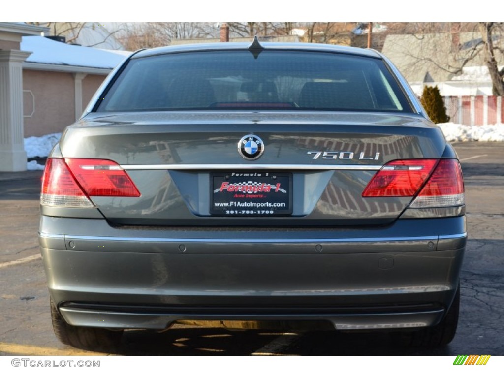 2007 7 Series 750Li Sedan - Titanium Grey Metallic / Black photo #6