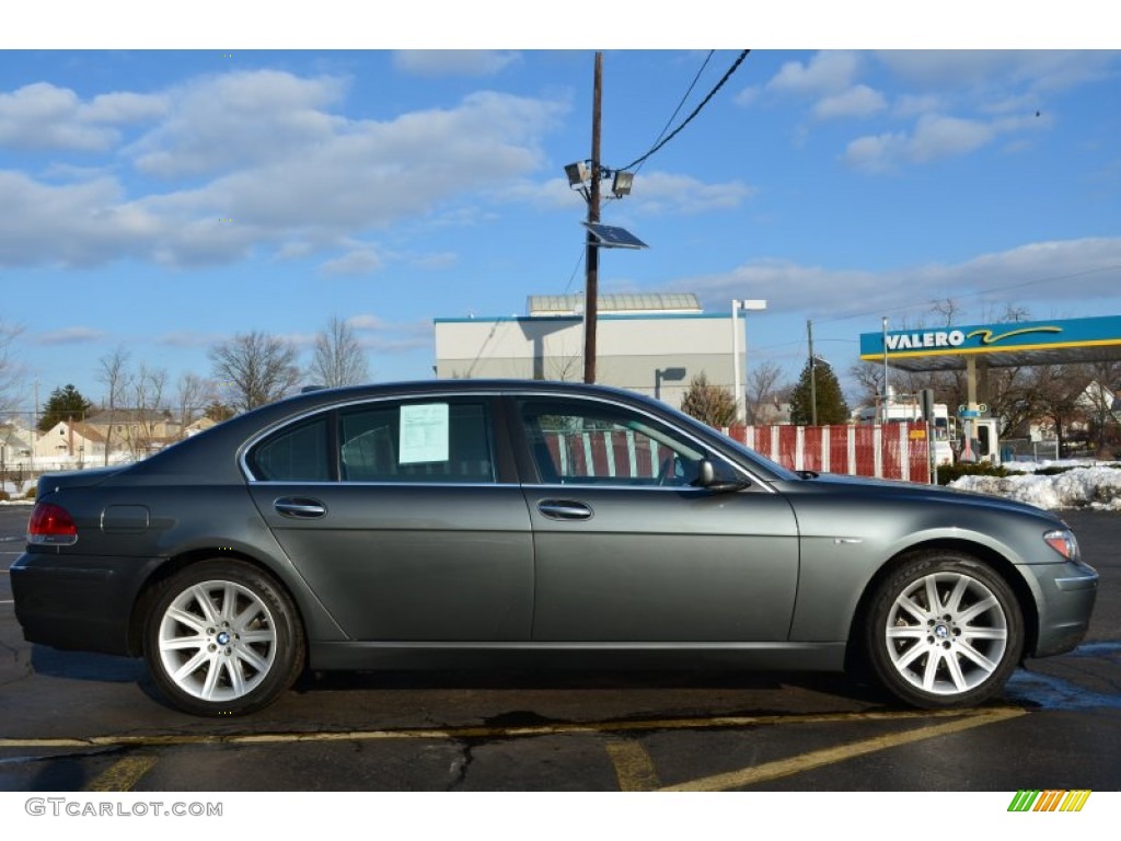 2007 7 Series 750Li Sedan - Titanium Grey Metallic / Black photo #8